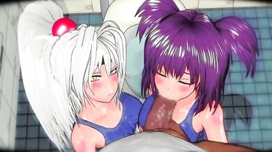 Girlfriends Get Caught with Cum-Covered Vibrators in the Bathroom