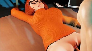 The Scooby-Doo Gangs Night of Passion - Velma Got Fucked Good with a Bloody Ending