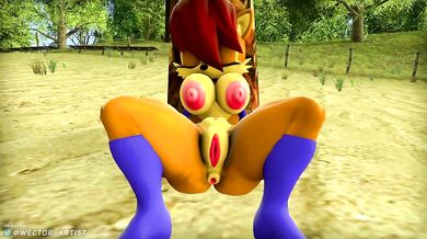 Pussy-Licking Sally Strips Naked and Takes It to the Hole