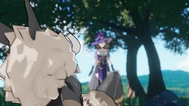 The hentai puppeteer cuts into the naked body of his love doll, controlling her every move as he makes her dance to his desires