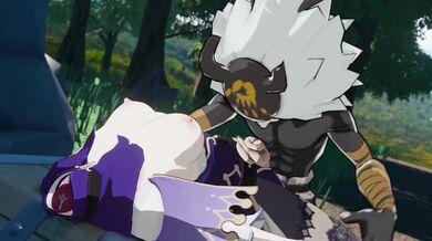 The hentai puppeteer cuts into the naked body of his love doll, controlling her every move as he makes her dance to his desires