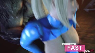 Samus Aran Takes on the Metronome Jerk Off Challenge!