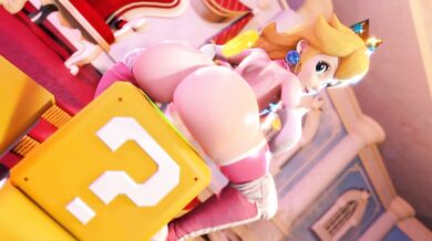 Watch as this sexy babe gets peach-fucked by a massive dildo, and gets her tight pussy filled up with creamy cum!