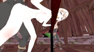 Jean gets kidnapped and raped by HiliChurl as shes locked up in a dungeon
