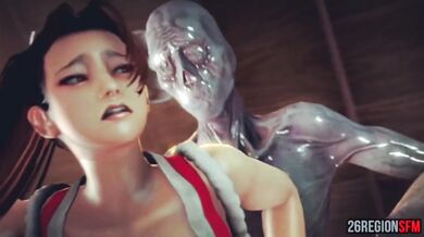 The Fierce Fighting of Mai Shiranui vs a Twisted Freak in 26Regions SFM