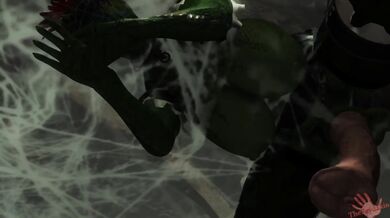 A Night with the Invisible Creatures in Black and Blue