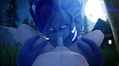 Kinky Werewolf Fantasy: Cocksucking With A Vampire