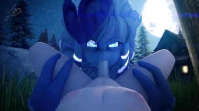 Kinky Werewolf Fantasy: Cocksucking With A Vampire