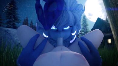 Kinky Werewolf Fantasy: Cocksucking With A Vampire