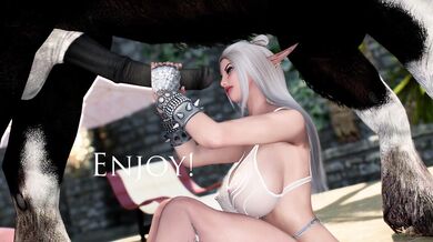 Equestrian Hentai - Skyrim Pool Fuck