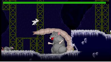 The hunky boss of the Rat Pack gets packed tight with rats!