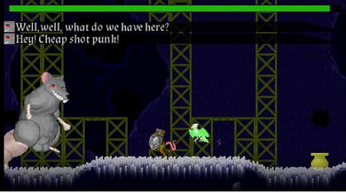 The hunky boss of the Rat Pack gets packed tight with rats!