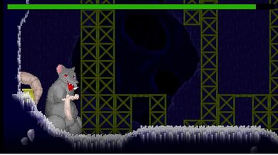 The hunky boss of the Rat Pack gets packed tight with rats!