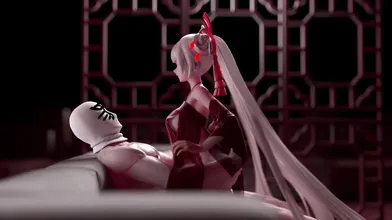 [JUSWE] 不知火 Shiranui hot sex with her onmyoji master