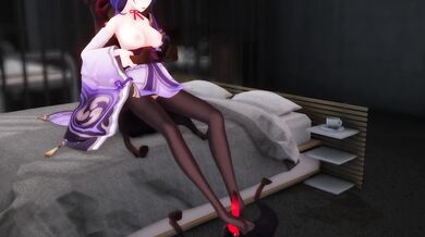 Miaoshaquan, the Shogun Whore, sucks and fucks some beasts in this hentai PORN video