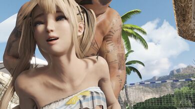 Marie and Rig take a tanning timeout for some rough fun [Savagecabbage]