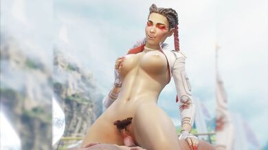 Loba Jumps on a Pole in Apex Legends: An Erotic Tale of High-Flying Hentai Action