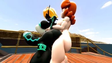 Sexy college students take off their clothes and get naked while on summer vacation, playing around in the sunshine and sandy beaches