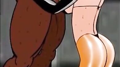 The Darkie Queen vs Pimple (Ryona)