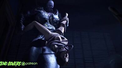 Bound and Fucked by the Devilish Nemesis (Dead by Daylight & Resident Evil)