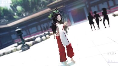 Kotonoha, Yuugi, and Kongou star in the smutty erotic adventure Kuro @ Vov!