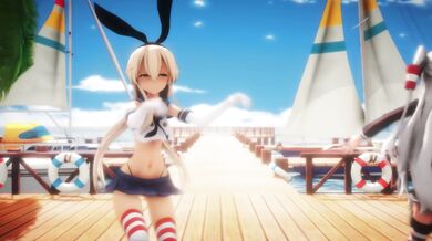 Shimakaze and Amatsukaze - Hot and Cold [MMD R18] JhonLui