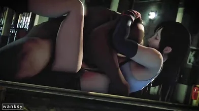 Barret fucks Tifa Lockhart - Wanksysfm This is a porn scene of Barret Fucking Tifa Lockhart with hot action