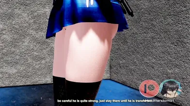 Sneaky Miku is in trouble for being caught with her panties down by a dominating cop lady who isnt afraid to use her authority!