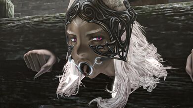 A young woman named Fran is for*ced to serve two dogs in the bedroom while her partner Eshu watches from a distance with a smirk on his face