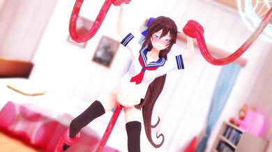 Watch as the beautiful Hikari is summoned by a group of tentacles and taken to new heights of pleasure!