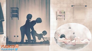 You are watching a hot hentai video of Uzaki Mother and Daughter where you can see the shadow animation