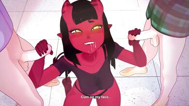 The Succubus Meru Cumple with her Lover