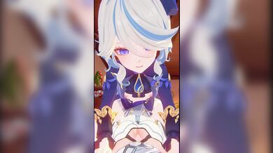 The sexy Furina is back for more! Watch her body twist and turn as she pleasures herself with a toy in the hottest scene yet!