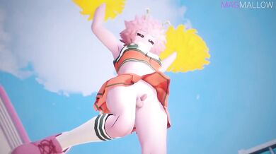 Futa, Mina, Ashido and Ochaco Uraraka are about to explore the depths of passion in this epic hentai video