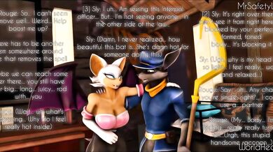 Mister Safety Lion joins Sly Cooper and Rouge the Bat for a steamy threesome adventure!
