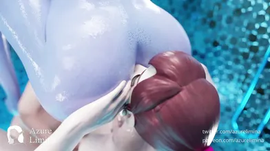 Futa Overwatch Threesome - Azure Limina
