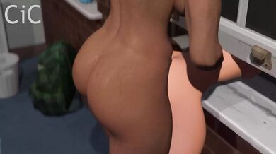 Damsel in Distress: A Futanari Trapped in a Cum Factory!