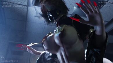 Sexy Secretary in the Office Taking A Break (Sound Edit Variation)