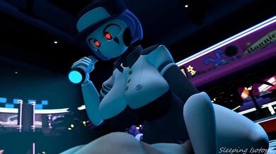 The sexy stuffbots from the famous horror game series, Five Nights At Freddys, are back in a steamy hentai porn video