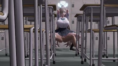 Watch Asuna Doskebe and her boyfriend fuck on School Channel in this hentai porn video!