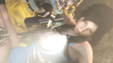 The Tomb Raider and the Lizard Man go head to head in a battle of seduction