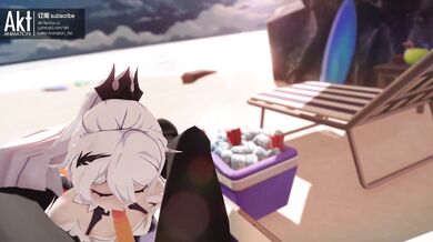 Kianas Beach Vacation: Where the Waves Meet the C*ck