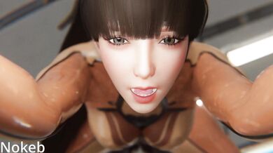 Inside Eves Anal Black POV Hentai Video with Sound