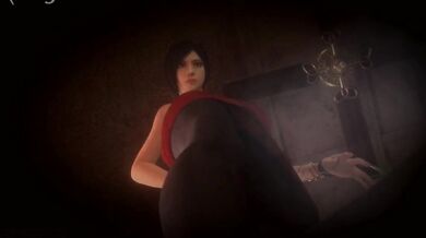 In this POV Hentai Video, Ada Wong shrivels down to the size of a thumb and seduces her man with her tiny fingers and sharp tongue