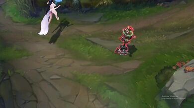 This is a hentai PORN video featuring Ahri, the famous League of Legends character, at a pool party wearing custom skins that are not safe for work