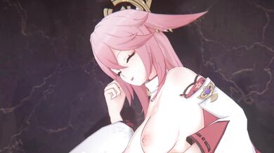 The Genshin Impact - Rondoudou Media Hentai PORN video with [HMV] and but with ( ＄￣▽￣) stuff