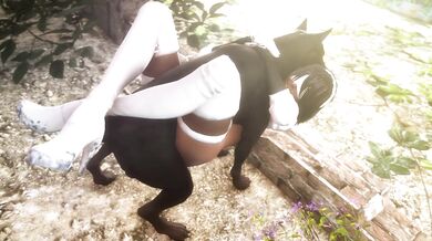 The Intruder - A Doggy 3-Way between a Girl and Her Sexy Best Friend