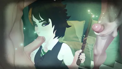 Watch as Merula gets gangbanged by a group of horny men in this hot hentai porn video!
