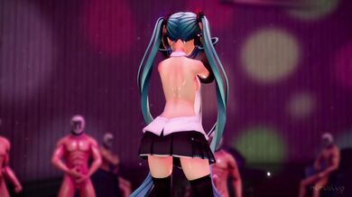 The Bizarre Lust of Miku [Nurse] Behind the Scenes
