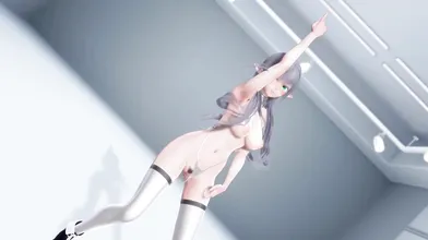 Watch as the Elf Killer Lady dances in a seductive manner, causing all men to lose control of their senses